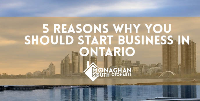 5 reasons why you should start business in Ontario